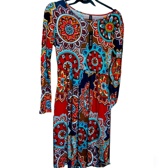 DB Moon Dresses & Skirts - DB Moon Long Sleeve Dress Sz S With Pockets
